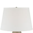 thumbnail image 4 of Barnes and Ivy Brighton 27 1/4" Tall Hammered Pot Farmhouse Rustic Modern Table Lamp Beige Finish Metal Single Living Room Bedroom, 4 of 8