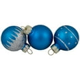 thumbnail image 6 of Northlight Set of 20 Glass Christmas Decorations and Tree Topper 1.25" (35mm), 6 of 9
