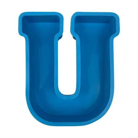 

KKCXFJX Large Alphabet Epoxy Resin Mould English Letter Silicone Mold 3D Alphabet Letter