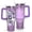 Purple, variant on Butterfly Tumbler with Lid and Straw, Stainless Steel 40oz Tumbler with Handle, Butterfly Travel Coffee Mug Water Bottle, Butterfly Gifts Cups for Women and Girls