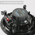 thumbnail image 2 of Pyle Paire 10” Encastré au Mur au Plafond Système de Haut-Parleurs Bidirectionnels à Ressort Connexions Rapides Modulables Rond/carré Gril Son Stéréo Polymère Cône Tweeter 300 Watts (PDIC16106), 2 of 5