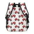 thumbnail image 4 of Xecao Red Wheeled Tractors Backpack, a stylish and functional choice for both men and women, is the perfect basic bookbag for college, work, or travel, 4 of 5