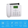thumbnail image 5 of GJX Fixed Wireless Phone 4G Desktop Telephone Support GSM 850/900/1800/1900MHZ SIM Card Cordless Phone with Antenna Radio Alarm Clock SMS Function for House Home Call Center Office Company Hotel, 5 of 7
