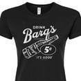 thumbnail image 3 of Barq's - Iconic Drinks & Beverages - It's Good 5 Cents - Juniors Fitted Graphic T-Shirt, 3 of 5