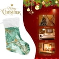 thumbnail image 4 of Coolnut Marble Christmas Stocking, Personalized Large Candy Stocking, Xmas Stockings Decoration Hanging Gift for Family Holiday Party Ornaments Decor Fireplace, 4 of 7