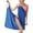 Sky Blue #1, variant on Juniors' Plus Size Swimwear Cover Up Spaghetti Strap Backless Beach Long Dress Bikini Wrap Dress Beachwear