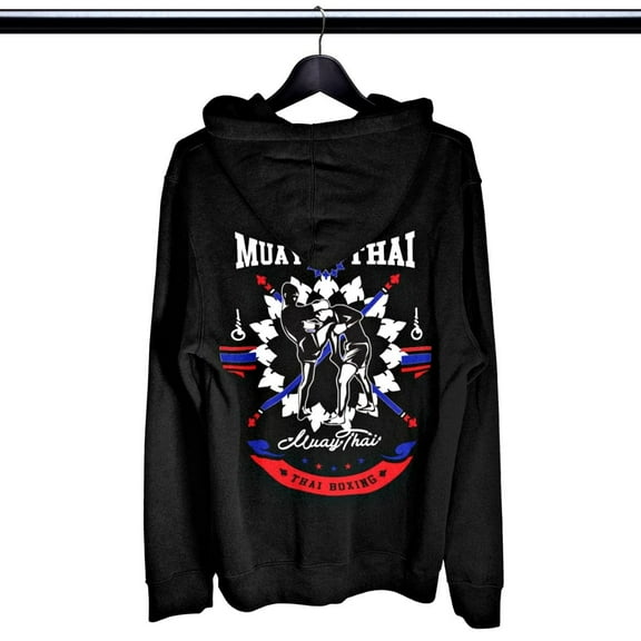 Muay Thai Fighter Graphic Hoodie