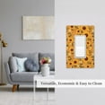 thumbnail image 5 of Rocae Modern Wood Grain Sunflower for Decorator Light Switch or Receptacle Outlet Wall Plate,Polycarbonate Thermoplastic-Style U, 5 of 6