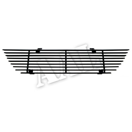 2002 Ford Explorer Grill - AAL BLACK BILLET GRILLE / GRILL INSERT For 1999 2000 2001 2002 2003 2004 FORD MUSTANG-NO CUT LOGO COVERED 1PC UPPER REPLACEMENT (BLACK)