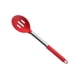 thumbnail image 2 of Cuchara Ranurada BLESIY de silicona para cocinar mezclar escurrir servir roja, 2 of 7