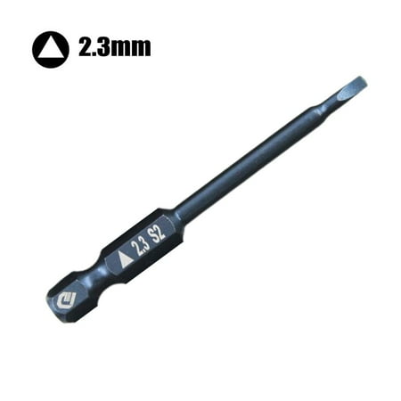

65mm 1.8-2.7mm Triangular Screwdriver Bit Hex Shank Magnetic Precise Screwdriver