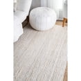 thumbnail image 4 of Kh Handloom Handmade Braided Natural Jute and Inner White Floor Area Rug, Scalloped Rug, Floor Carpet Rug…, 4 of 5