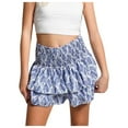 thumbnail image 1 of toraway Jupe Femme Hiver Jupe Plissée Imprimé Floral Mode Courte TP, 1 of 4