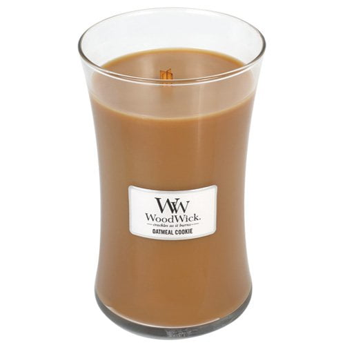 WoodWick Oatmeal Cookie Pluswick Large Hourglass Candle, 22 oz.