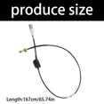 thumbnail image 3 of Replacement Plastic Wire Cable Speedometer Cable for Hardbody D21 1986-1994 2505022G01 25050-22G01 Truck Accessories, 3 of 8