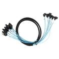 thumbnail image 3 of Mini cable sas 6 a 6 cable curvo recto 6gbps anti interferencia de doble grupo cable para ssd, 3 of 7