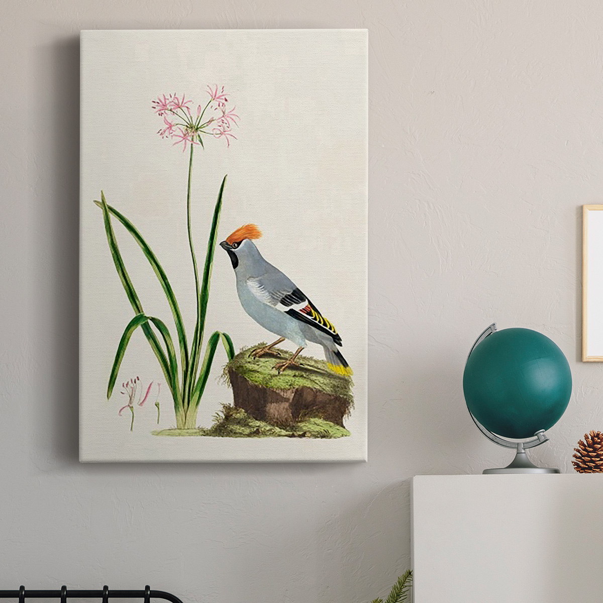 Bird in Habitat II Premium Gallery Wrapped Canvas - Ready to Hang