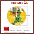 thumbnail image 2 of Daiia T-Rex Playing Football Drawing Merry Christmas Tree Skirt , Xmas Large Lace-up Tree Skirt, Santa Snowflakes Rustic Home Decorations New Year Party Farmhouse Decor-36", 2 of 6