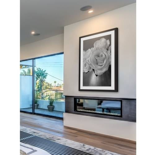 "Country Bouquet in Grey II" Framed Painting Print