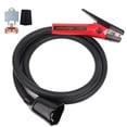 thumbnail image 1 of Welding Knight Torche de Gouge en Arc en Carbone 1000amp K4000 avec Câble de 7 Pieds, Poignée Rouge, 1 of 4
