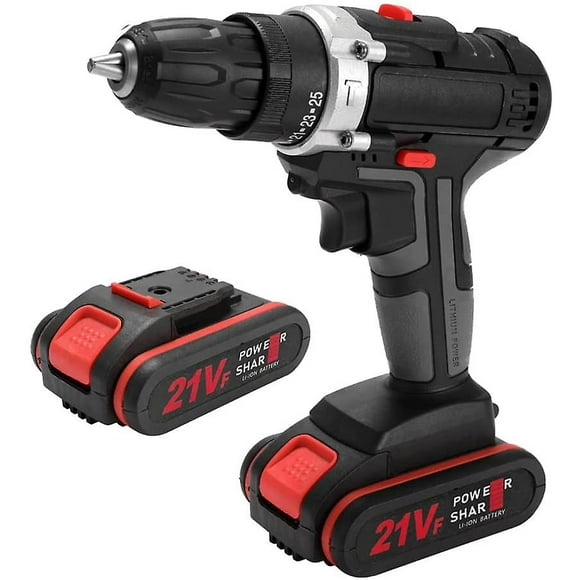 21v Electric Impact Multi-function Electric Hammer Drill High Power Lithium Battery Cordless Rechargeable Hand Drills Inicio