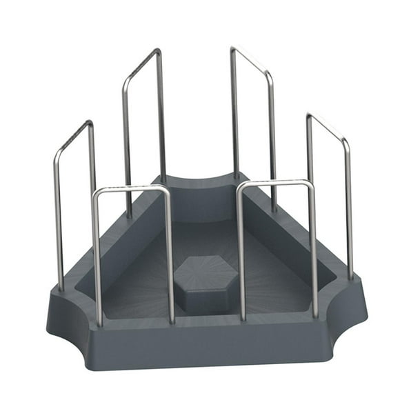 S SERENABLE Plat de Tortue Plat d'Eau Terrarium Bol Plateau Alimentaire Tortue Bol d'Eau pour Dragon Barbu Semi-Aquatique Boîte d'Élevage Gris
