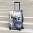 thumbnail image 6 of Gukieu Cute Animal Couple Print Suitcase Protective Cover, Elastic Zipper Buckle Suitcase Protective Cover, Suitable for Travel, Business Trip-Large, 6 of 7