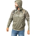 thumbnail image 3 of Realtree Men's Strike Performance APX Camo Hoodie Olive Fleece | Lightweight, Moisture-Wicking Outdoor Gear, 3 of 9