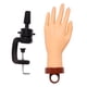 thumbnail image 1 of Mano de práctica de silicona para uñas acrílicas con soporte, soporte de mano para práctica de uñas, Mano con soporte, 1 of 8