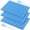 Blue, variant on 126 Cavity Square Silicone Mold, for Making Chocolate Candy, Mini Ice Cube Tray, Truffles Pralines, 3 Packs with 2 Droppers