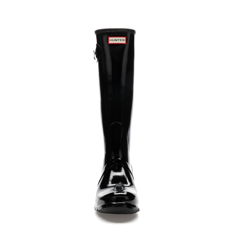 Hunter Women's Original Tall Gloss Rain Boots Black, from StockX