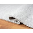 thumbnail image 5 of HR Plush Grey Solid Color Shag Rug - Thick Pile, High-End, Soft & Cozy Floor Carpet for Bedroom & Living Room, 5 of 6