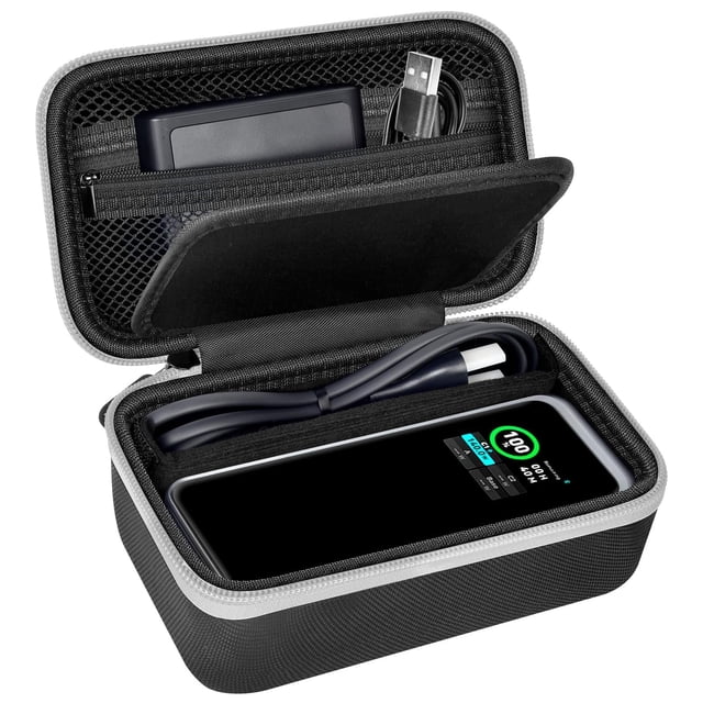Funda de viaje con almacenamiento compatible con el banco de energía Anker Prime de 27.650 mAh, 3 puertos y 250 W y la estación de carga Prime USB C