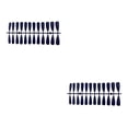 thumbnail image 4 of Seitruly Tabletas para mejorar las uñas Diseño elegante de puntos Textura esmerilada Textura esmerilada Usable Uña falsa Puntas de manicura Type4 NO4 Seitruly  CBP456153, 4 of 5