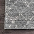 thumbnail image 3 of nuLOOM Moroccan Blythe Runner Rug, 2' x 6', Dark Gray, 3 of 3