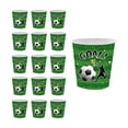 thumbnail image 1 of Football Theme Party Paper Plates for Women, 7-inch and 9-inch Disposable Tableware Set with Green Stadium Design, Food-Grade, Single-Use, Coordinated Cup and Tissue Included, 1 of 6