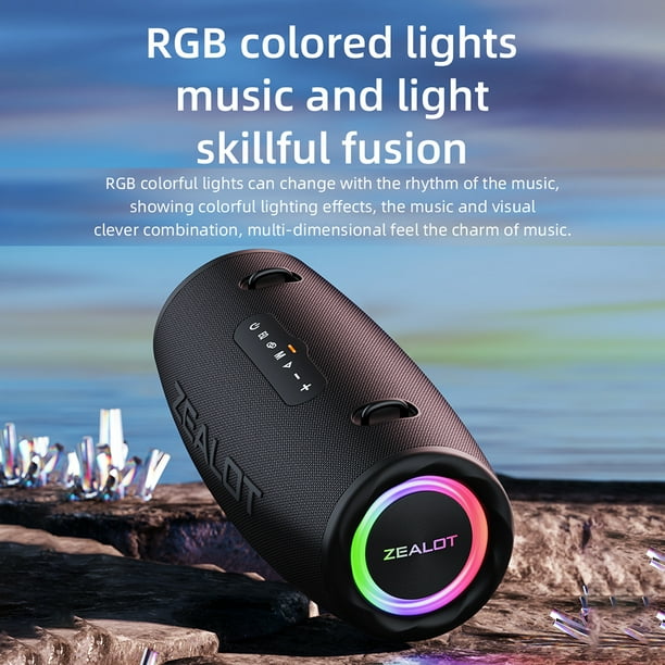 ZEALOT S87 BT Speaker Wireless Stereo Speaker with 80W Booming