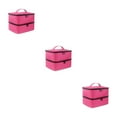 thumbnail image 2 of Guardoinrt Polyester Durable pour Vernis à Ongles Longue Durée, Poignée Ergonomique Sécurisée et Hygiénique, Rouge rose, 3 Pcs, 2 of 6