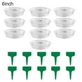 thumbnail image 2 of 10Pcs Plastic Home Garden Flower Pot Plant Labels Tags Planter Tray Saucers, 2 of 8