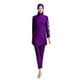 thumbnail image 2 of Burkini de manga larga con estampado floral para mujer, traje de baño musulmán, ropa de playa, ropa de vacaciones, traje de buceo con hijab, S-6XL, 3 piezas, 2 of 5
