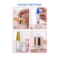 thumbnail image 4 of Botella de fondo de cristal de Perfume recargable de alta calidad, contenedores cosméticos, atomizador de Perfume, dispensador de Spray portátil, 5ml, 4 of 4
