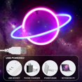 thumbnail image 4 of Neon Logo Neon Light, USB Battery Operation, LED Lighting Sign for Wall Decoration (Star blue pink), 4 of 4