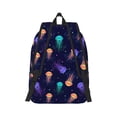 thumbnail image 5 of Wukai Sea Jellyfish Paper Reusable Cosmetic bag,Travel Toiletry Organizer Capacity,Waterproof Puzzle Bags, 5 of 7