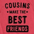 thumbnail image 3 of Instant Message - Cousins Make The Best Friends - Toddler And Youth Short Sleeve Graphic T-Shirt, 3 of 6