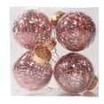 thumbnail image 1 of HEVIRGO 4 Pcs/Set Christmas Tree Ornament Increase Atmosphere Decorative Scene Layout Lightweight Holiday Christmas Tree Decoration Shiny Reflective Classic Xmas Balls for Christmas Party, 1 of 10