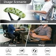 thumbnail image 7 of FKELYI Green Cucumber Print 4 Pcs Set Office Chair Slipcovers with Armrest Covers Stretch Fabric Swivel Boss Chair Cover Anti-Dust Armchair Protectoor for Home Decoration, 7 of 7
