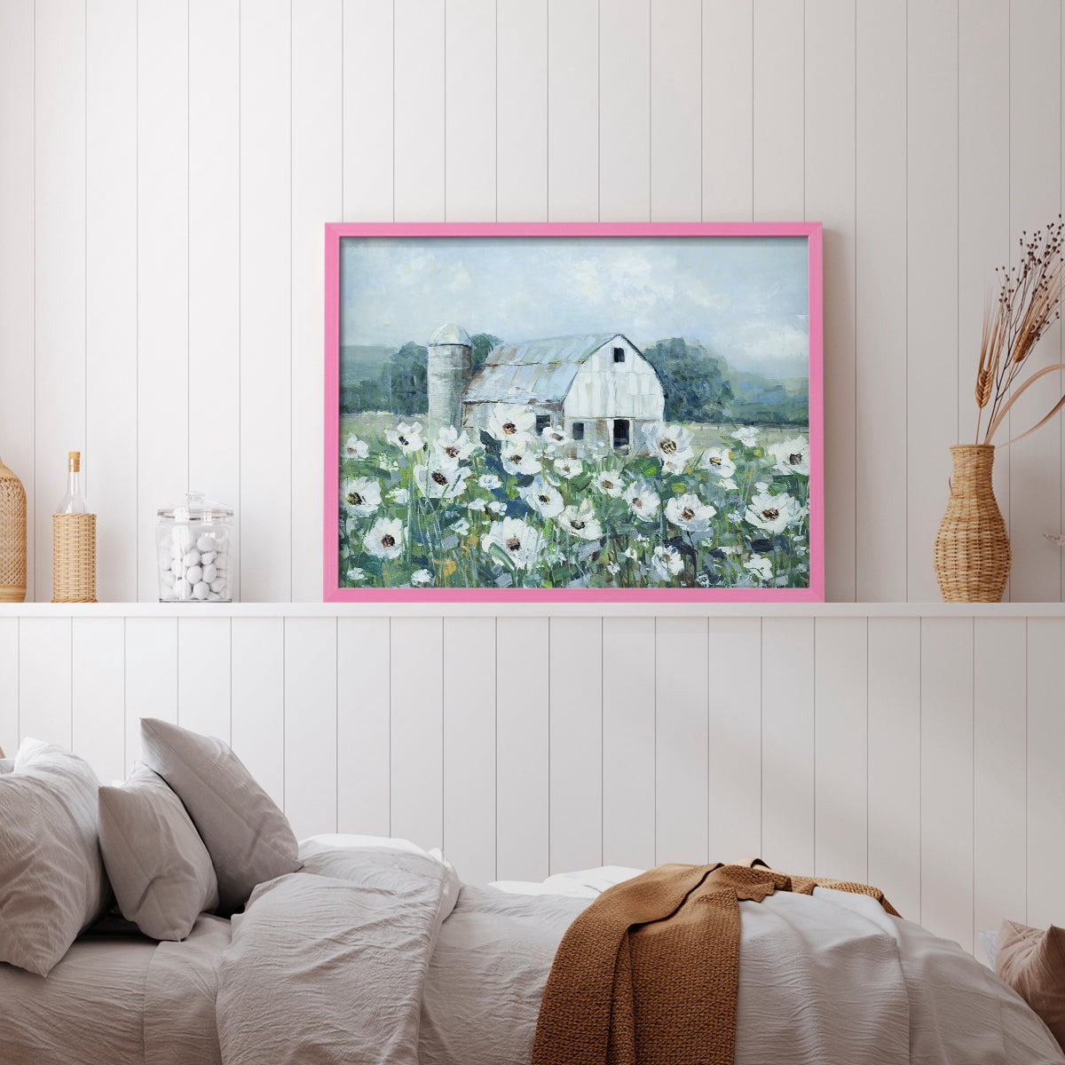 Dream Fields by Sally Swatland - Restickable Framed Giclée Print