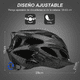 thumbnail image 4 of Casco, gafas, mascara y bolso negro 52-58 cm Malubero Malu1245, 4 of 4