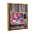 thumbnail image 4 of Stupell Industries Disco Vintage Television Novelty Painting Gold Floater Framed Canvas Art Print Wall Art, 25 x 31, 4 of 10