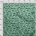 thumbnail image 3 of oneOone Cotton Silk Mint Green Fabric Text Craft Projects Decor Fabric Printed By The Yard 42 Inch Wide-R9, 3 of 5